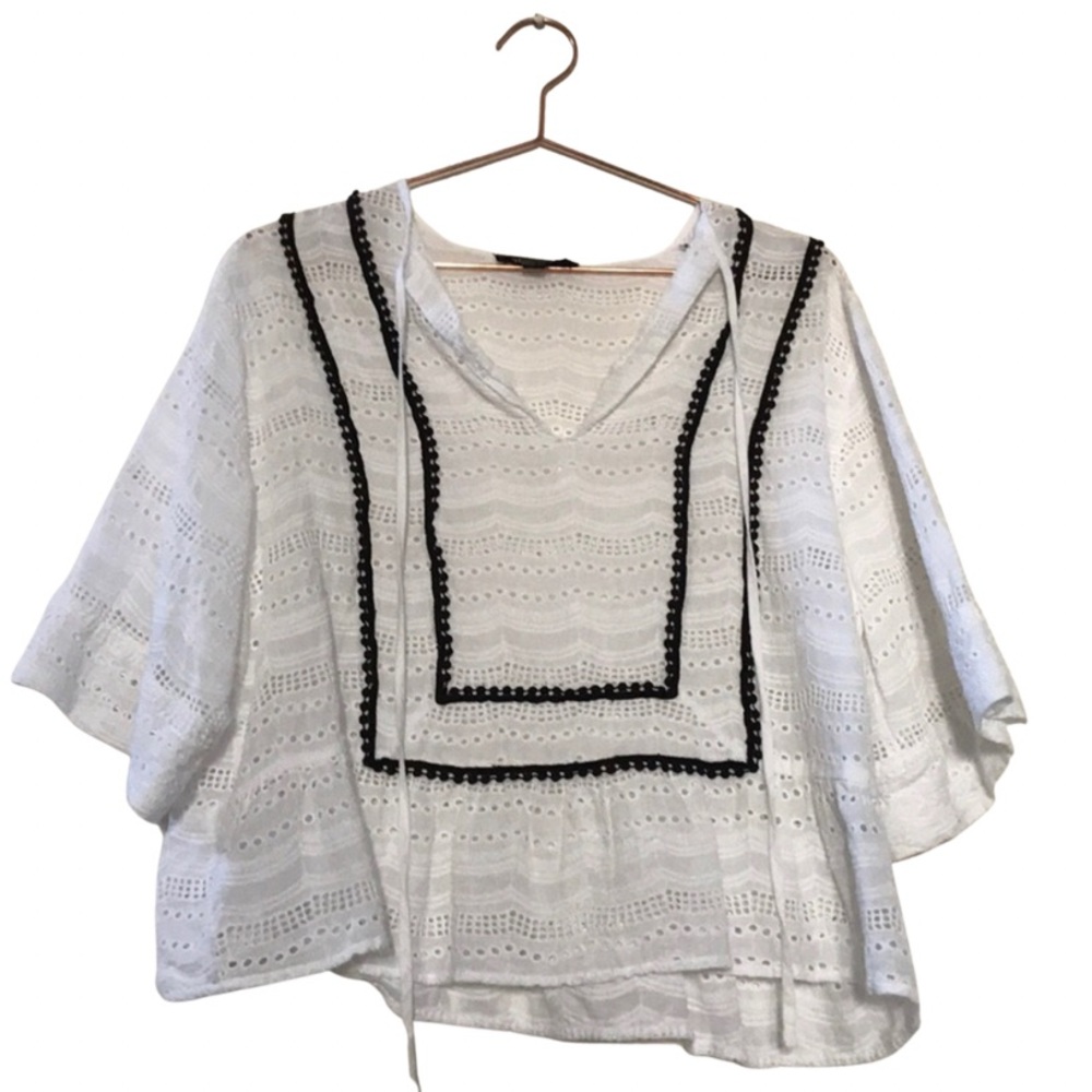 Eyelet blouse